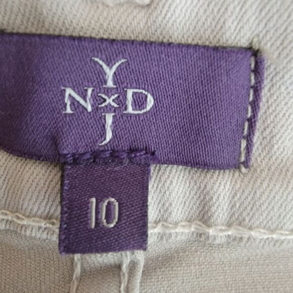 Nydj gray skinny ankle denim jeans size 10 - Picture 6 of 8